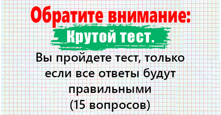 Если вы получите высший балл, значит, вы точно умнее большинства!