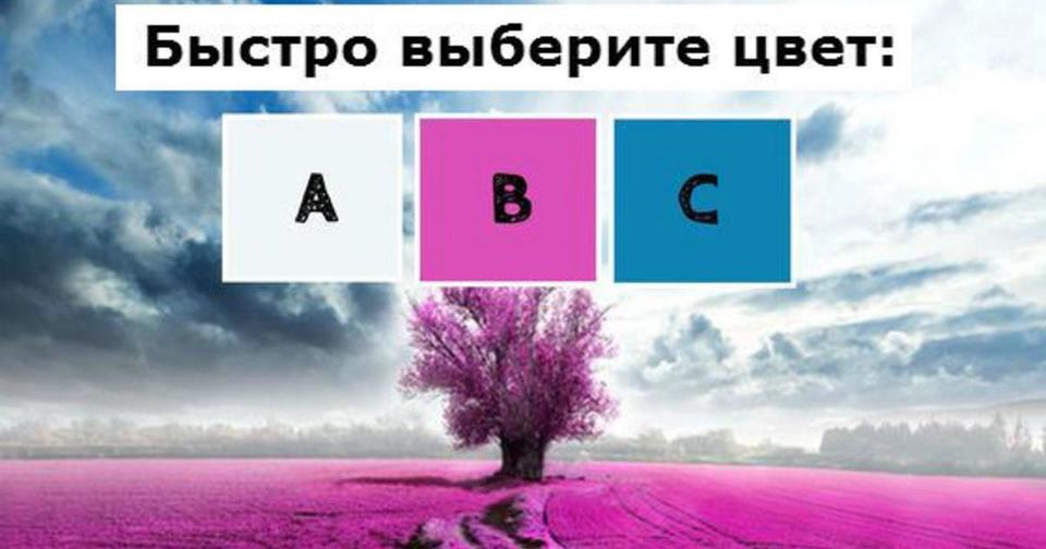 Вот научный тест на цвета! Готовы услышать о себе правду?