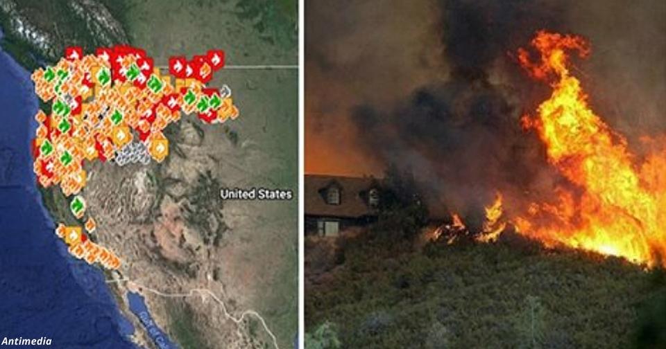 Пока ураганы уничтожают юг Америки, пожары сжигают всю Калифорнию