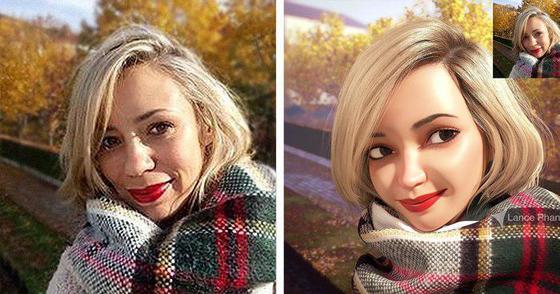 Художник превращает аватарки случайных пользователей в потрясающие 3D портреты