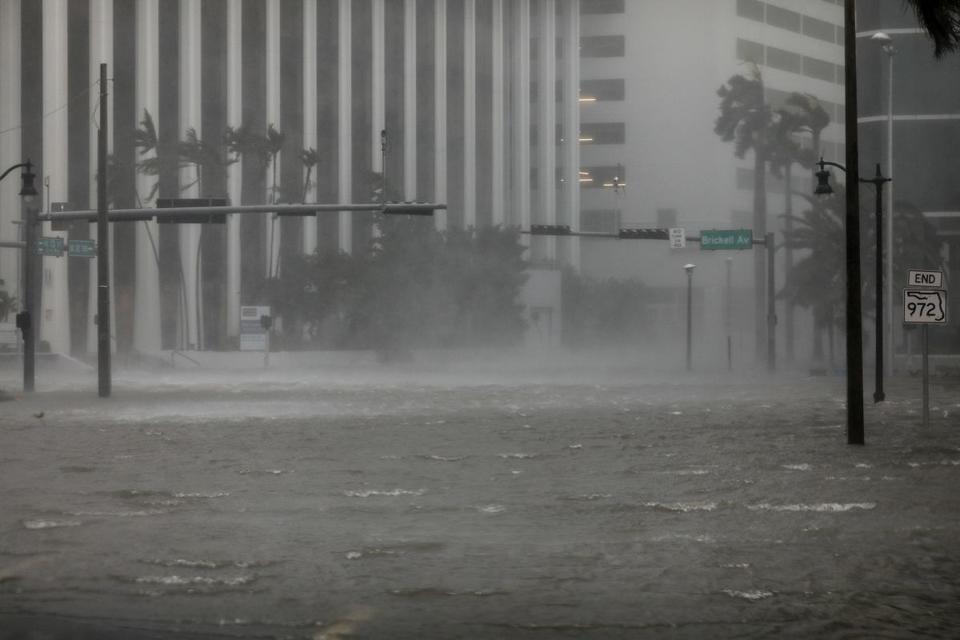 Смотрите, во что превратился Майами после урагана! Это ужасно! 