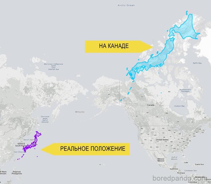 Эти карты навсегда изменят ваше представление о мире!