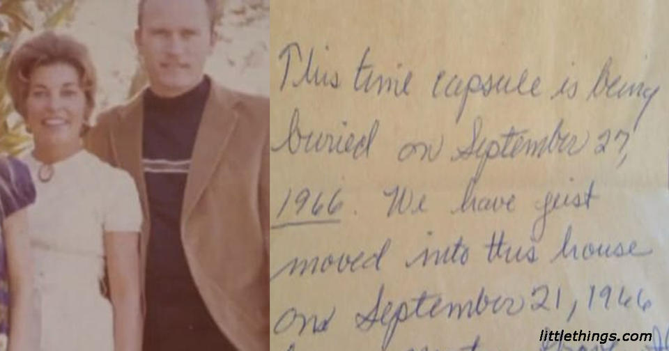 Через 38 лет после смерти жены он получил от нее письмо. Оно было спрятано в стене их дома