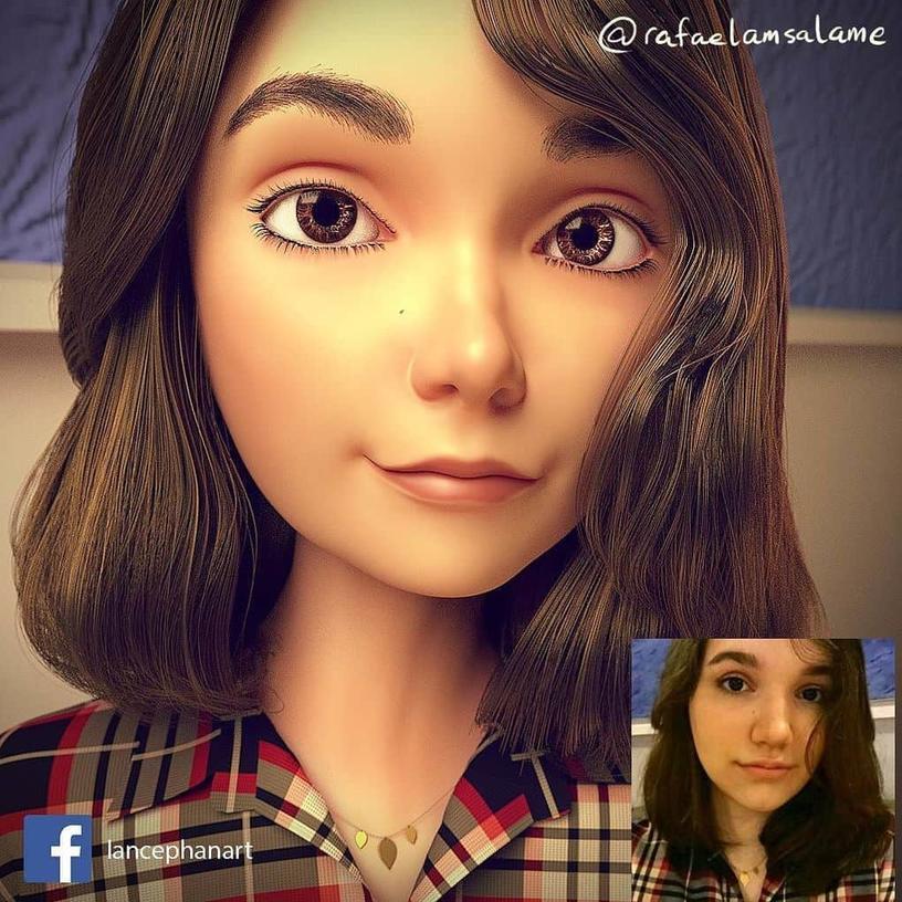 Художник превращает аватарки случайных пользователей в потрясающие 3D-портреты