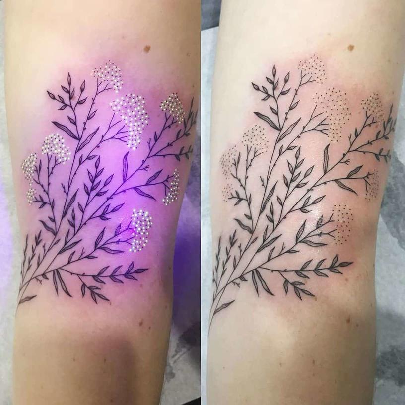 Художник создаёт потрясающие татуировки, которые светятся под ультрафиолетовыми лучами