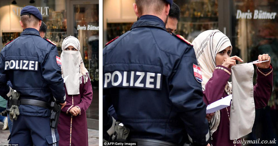 Австрийская полиция теперь заставляет мусульманок показывать лица. Вот почему