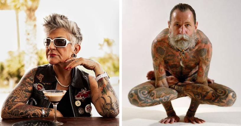25 людей преклонного возраста, которые носят тату и выглядят при этом просто великолепно