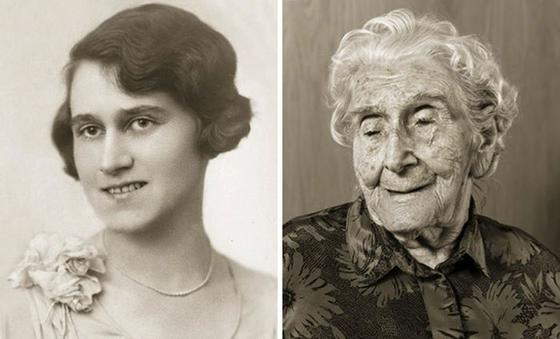 13 фото одних и тех же людей, сделанные сейчас и 100 лет назад