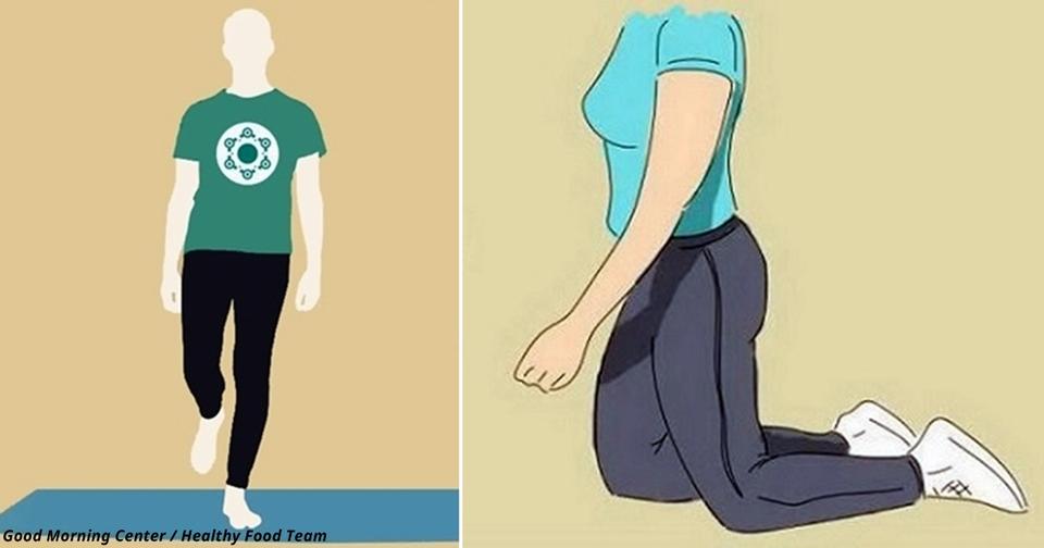 Вот 2 даосских упражнения, которые избавят вас от жира на бедрах и болей в коленях