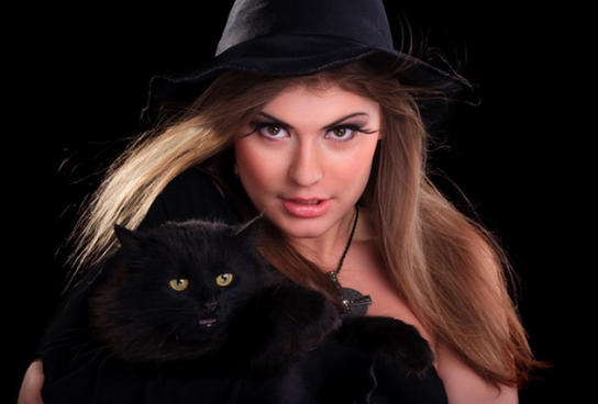 Не выходят ведьмы замуж — они котов заводят. Чёрных.