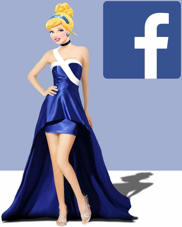 Художник изобразил известные социальные сети в виде принцесс. Получилось очень любопытно