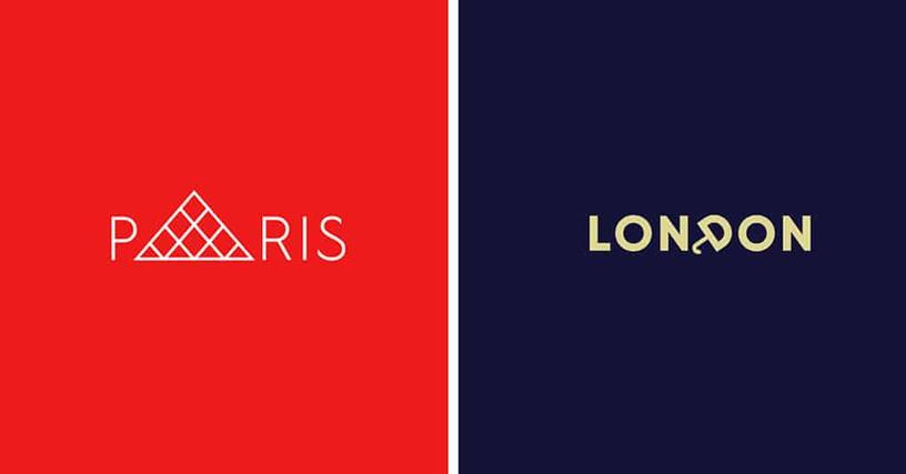 Дизайнер создал логотипы крупнейших городов, обыграв их отличительные черты, и выглядит это безумно интересно