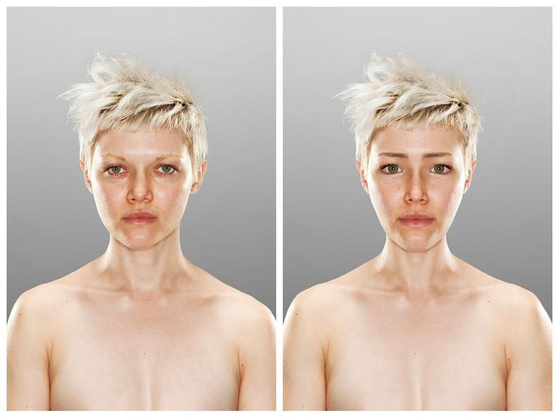 Фотограф придумал способ показать, как мозг видит нашу «идеальную» внешность, и вот как это выглядит