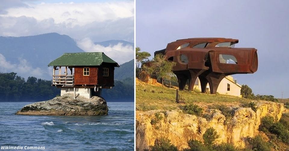 24 самых необычных дома в мире, от которых у вас   буквально   сорвёт крышу