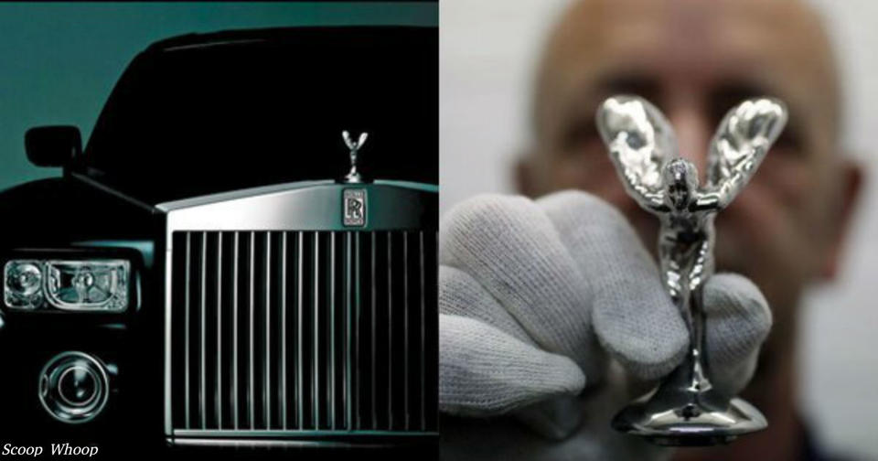 Вот что будет, если попробовать украсть статуэтку Rolls Royce!