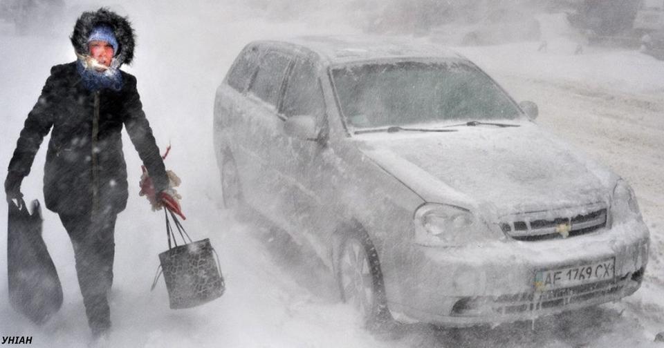 Украину ждут рекордные снегопады и морозы до −25 °C!
