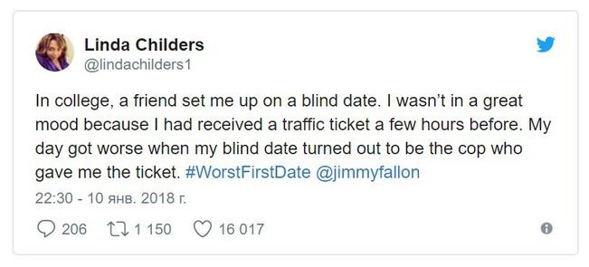 Пользователи твиттера делятся историями об ужасных первых свиданиях, после которых может показаться, что быть одиноким не так уж и плохо