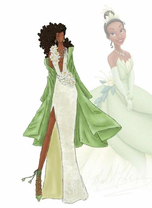 Модельер изобразил диснеевских принцесс в нарядах от кутюр, и теперь они выглядят ещё более изысканно и утончённо