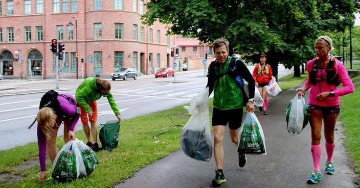 В Швеции люди стали бегать по мусоркам, фотографируя себя. И это считается новым крутым фитнесс трендом. Что же такое «плоггинг»?