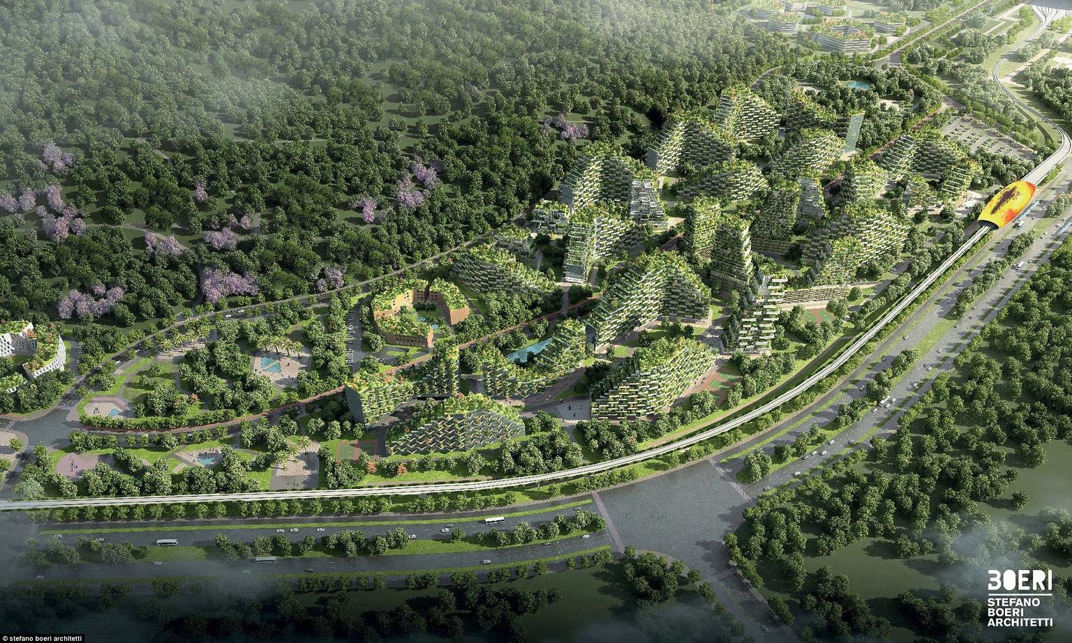 ″Город-сад″: В Китае построят первый в мире абсолютно зеленый город! 