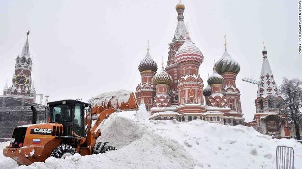 В Москве - самый большой снегопад за 100 лет. Вот фото