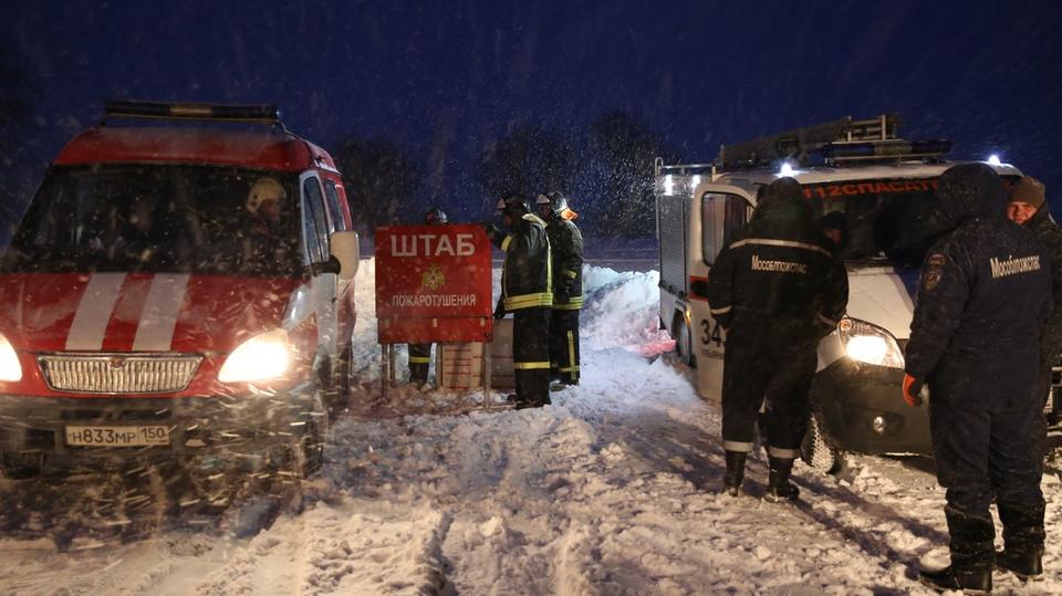 ″Огненный шар″: Уже есть видео крушения пассажирского самолета под Москвой