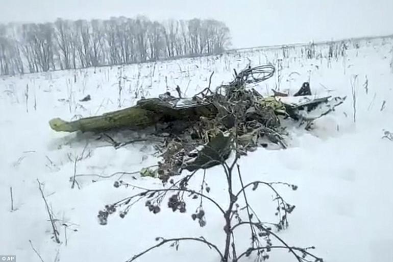 ″Огненный шар″: Уже есть видео крушения пассажирского самолета под Москвой