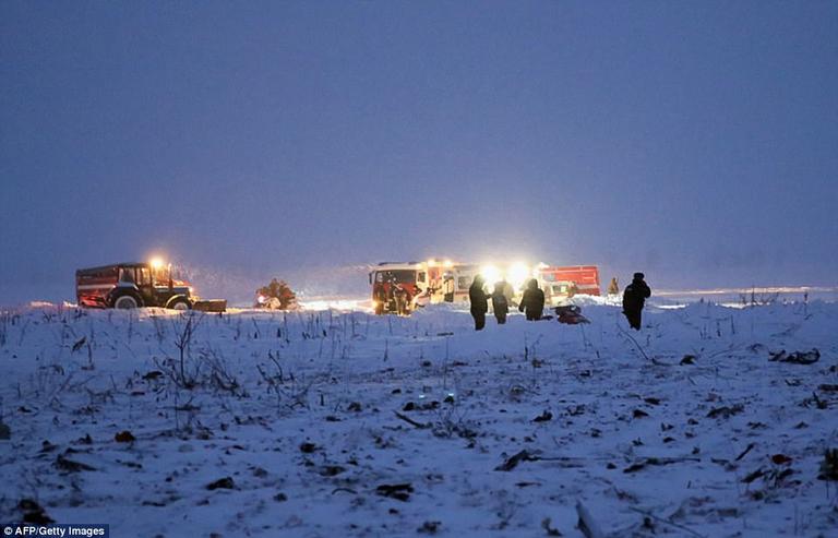 ″Огненный шар″: Уже есть видео крушения пассажирского самолета под Москвой