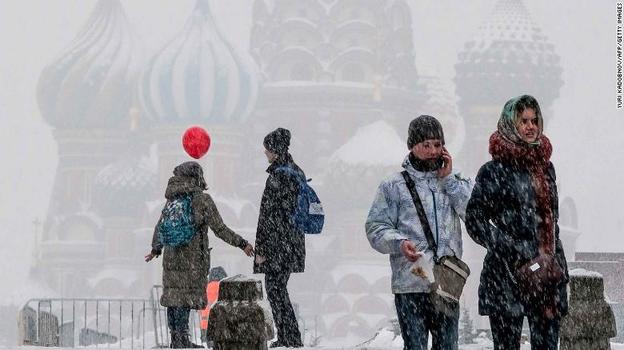 В Москве - самый большой снегопад за 100 лет. Вот фото