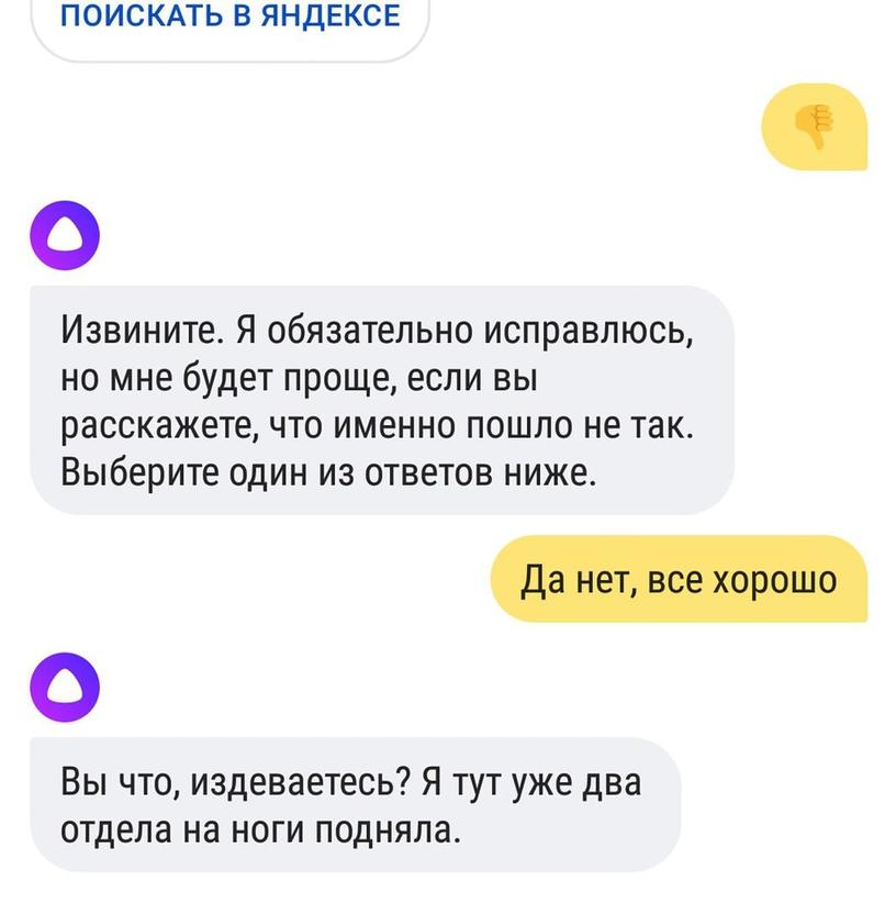 Голосовой помощник Алиса заболтает кого угодно. Но беседа с ней может получить неожиданный поворот