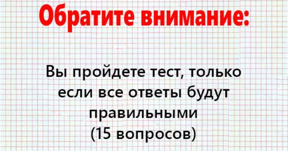 Действительно ли Вы умнее, чем все вокруг? Давайте проверим! 