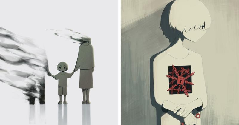Японский художник рисует иллюстрации, которые очень точно передают смысл наших чувств, которые иногда сложно выразить словами