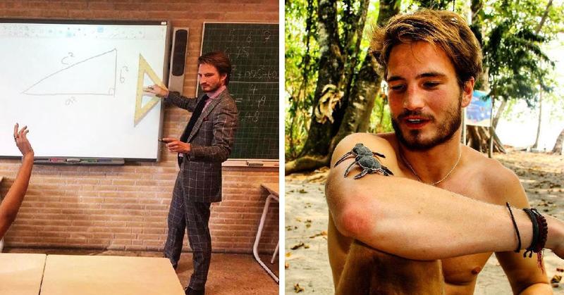 Этот учитель математики из Нидерландов настолько горяч, что глядя на него у вас проснётся тяга к точным наукам