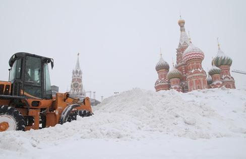 В Москве - самый большой снегопад за 100 лет. Вот фото