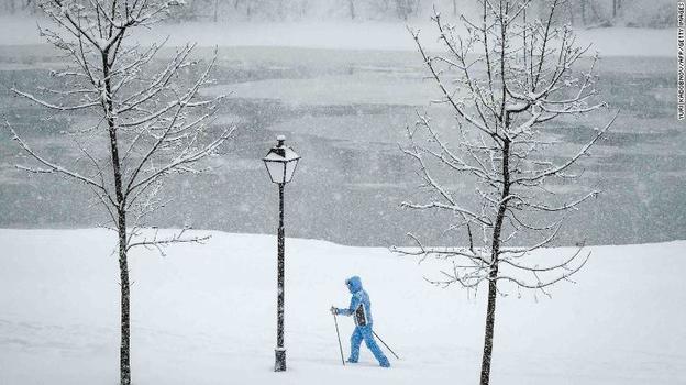 В Москве - самый большой снегопад за 100 лет. Вот фото