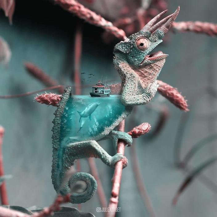 Я использую Photoshop, чтобы делать сказочных животных. Как вам?!