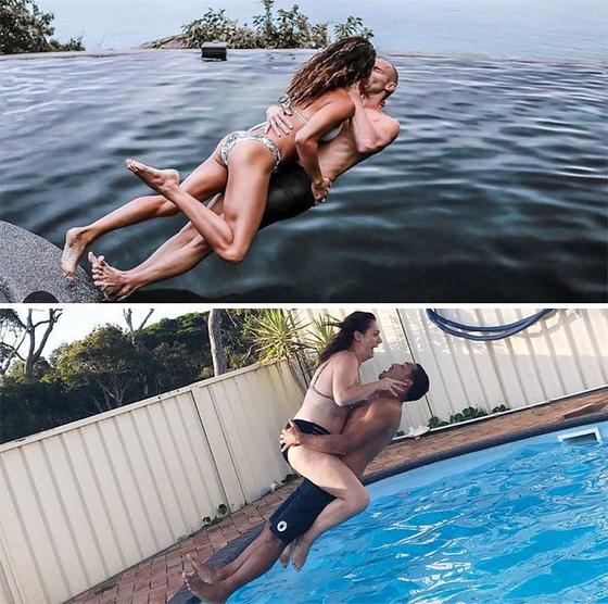 Австралийка пародирует слишком идеальные фото знаменитостей и доказывает, что в реальности всё выглядело бы совершенно иначе