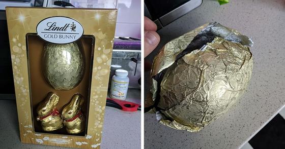 Парень решил поздравить подругу и подарил ей шоколадное яйцо. Но дело было 1 го апреля