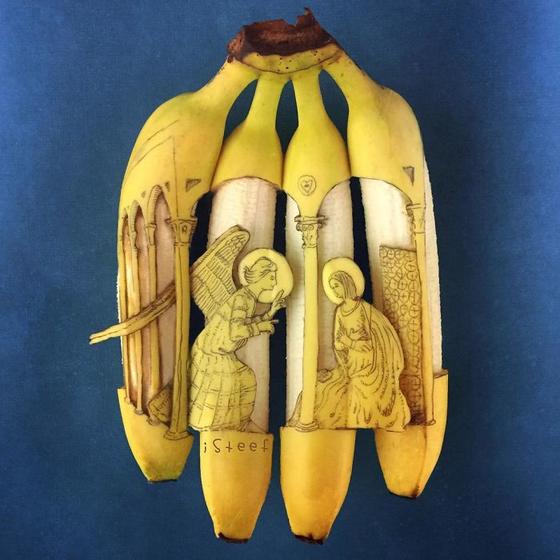 Я превращаю бананы в предметы искусства. Говорят, получается супер! 