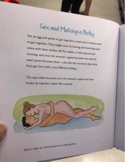 Вот детская книга о сексе. Вы бы показали такую ребенку?! Родители разбились на два лагеря.
