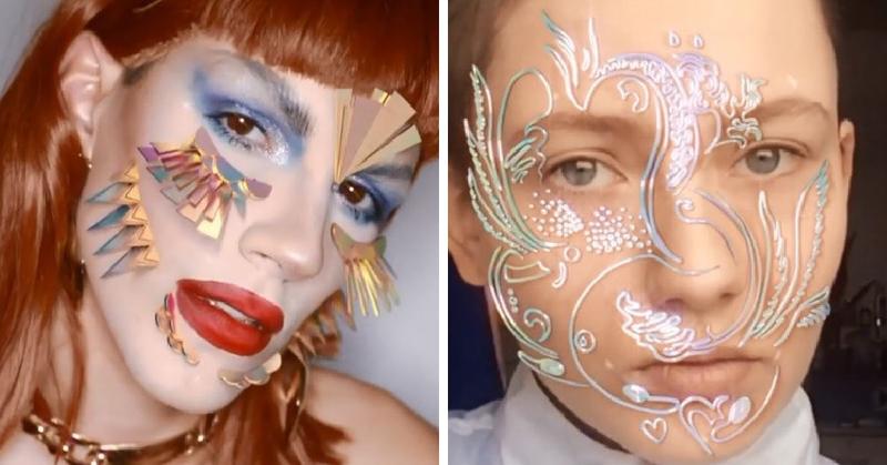 Парижанка делает 3D-макияж, который перевернёт все ваши представления о нестандартности