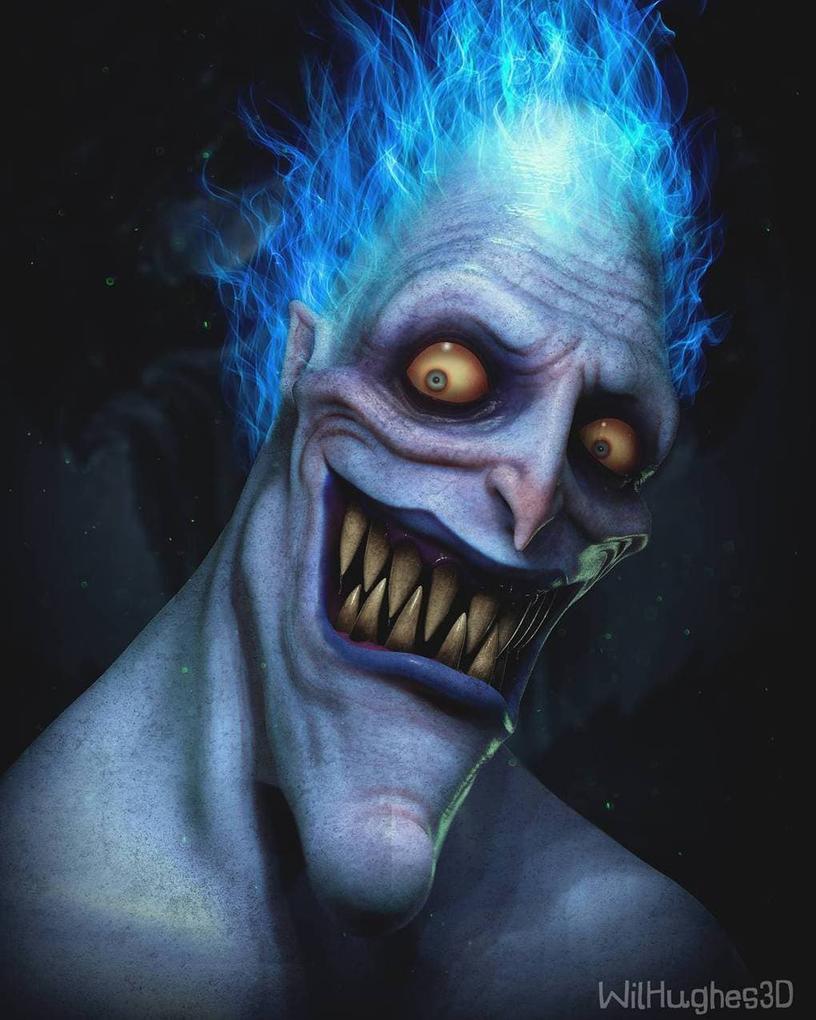 Художник превратил популярных персонажей в чудовищ, которым самое место в ночных кошмарах