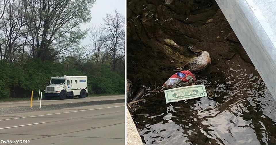 В Америке из машины на дорогу выпало 0 000. Люди паковали деньги в мешки! Теперь им угрожают тюрьмой.