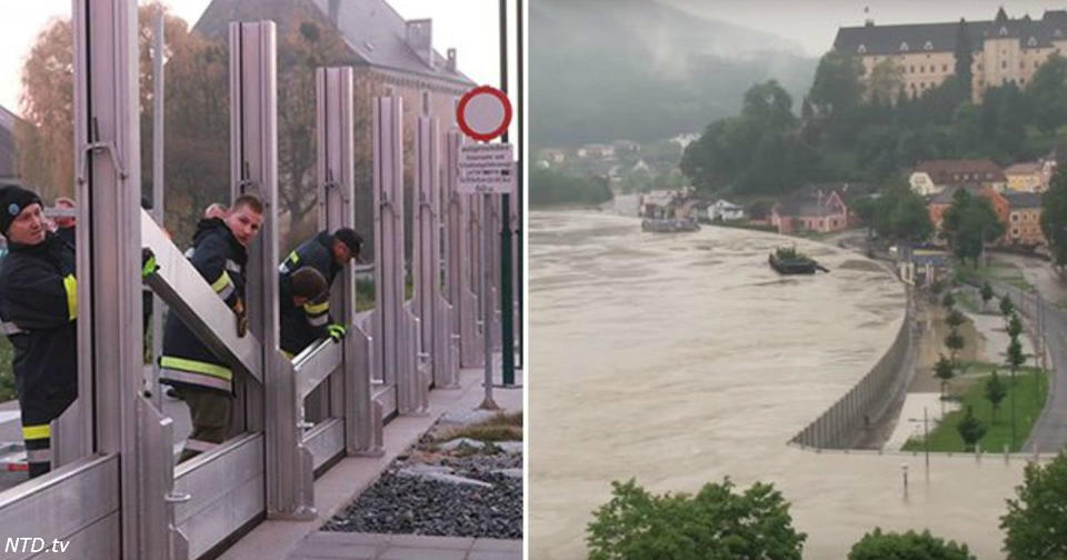Однажды в Австрии было жуткое наводнение. И вот что сделали местные! Когда вся нация - инженер.