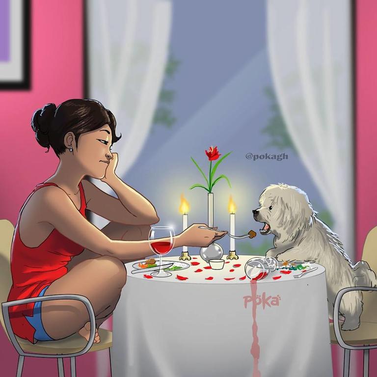 25 честных иллюстраций о том, как выглядит любовь сегодня Может, и себя узнаете.