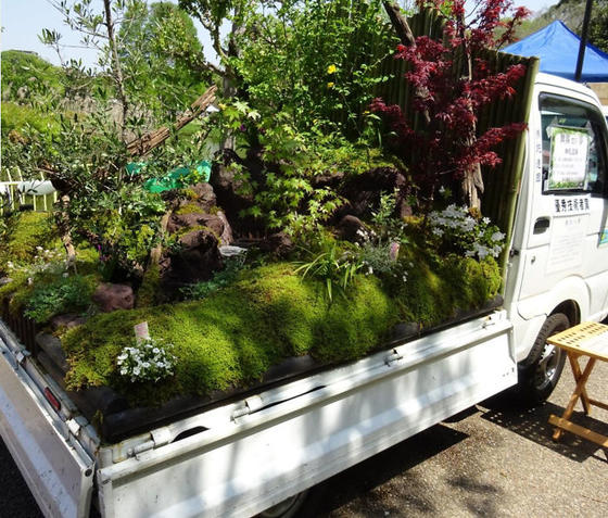 Передвижные сады в грузовиках - такая мода могла появиться только в Японии! И вы так сможете.