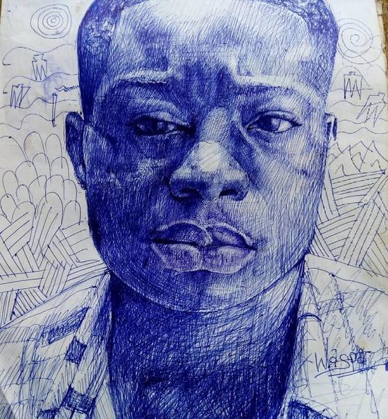 11-летний мальчик из Нигерии создает нереально реалистичные портреты Вы никогда не видели ничего подобного.