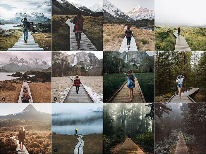 Кто-то доказал, что все фотки в Instagram теперь выглядят одинаково - и это действительно странно... Люди! Остановитесь!