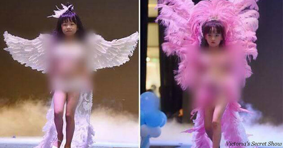 На шоу Victoria's Secret в Китае нижнее белье демонстрировали 5 летние девочки! Китайцы не видят в этом ничего страшного!
