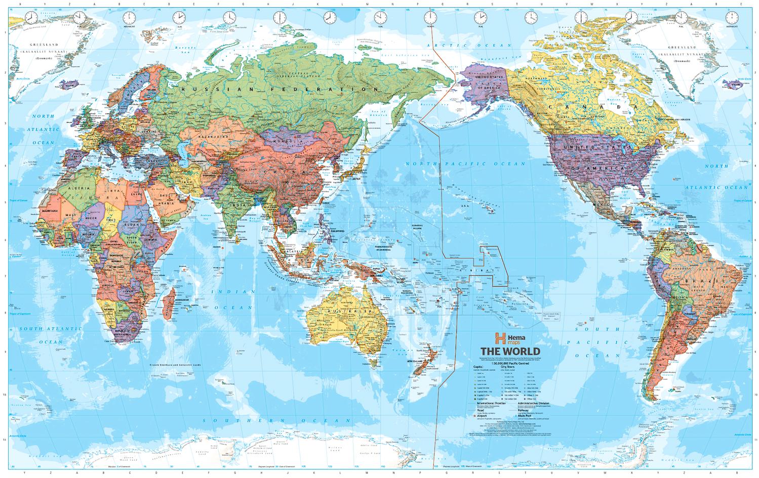 Карты мира в разных странах выглядят по-разному! Вот только 7 примеров Самая ″дикая″ - в Чили.